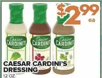 Price Cutter Caesar Cardini's Dressing offer