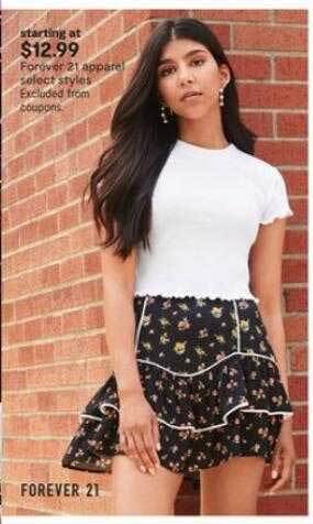 JC Penney Forever 21 Apparel offer