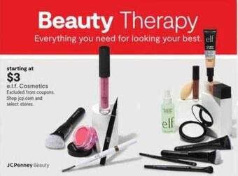 JC Penney E.l.f. Cosmetics offer