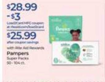Rite Aid Pampers offer