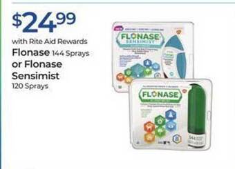 Rite Aid Flonase Or Flonase Sensimist offer