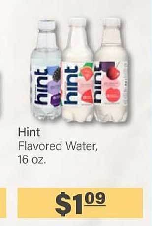 Commissary Hint Flavored Water offer