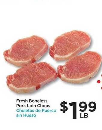 Foods Co Fresh Boneless Pork Loin Chops offer