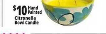 Ocean State Job Lot Citronella Bowl Candle offer