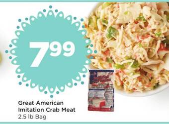 Foods Co Great American Imitation Crab Meat offer