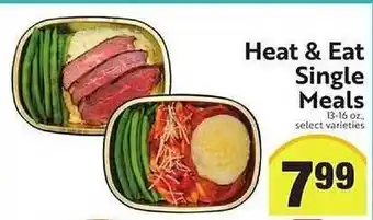 Save Mart Heat & Eat Single Meals offer