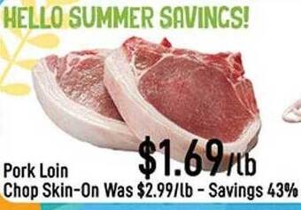 Seafood City Pork Loin Chop Skin-On offer
