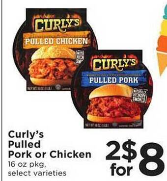 SHOPPERS Curly's Pulled Pork Or Chicken offer