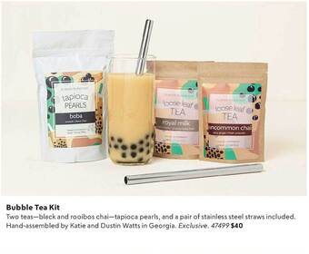 Uncommon Goods Bubble Tea Kit offer