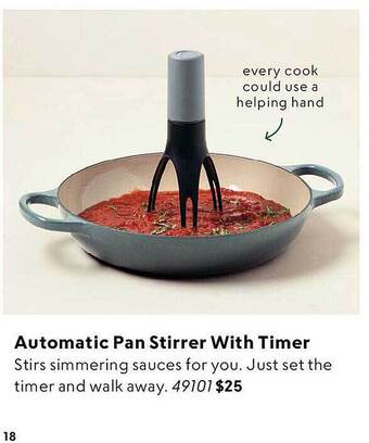 Uncommon Goods Automatic Pan Stirrer With Timer offer