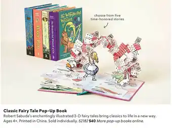 Uncommon Goods Classic Fairy Tale Pop-up Bood offer