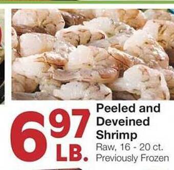 United Supermarkets Peeled And Deveined Shrimp offer