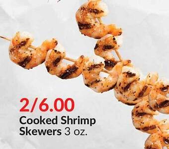 Hy-Vee Cooked Shrimp Skewers offer
