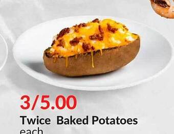 Hy-Vee Twice Baked Potatoes offer
