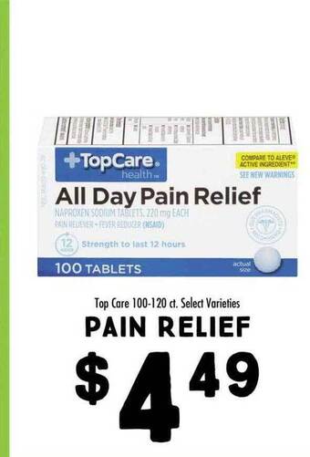 Maceys Top Care Pain Relief offer