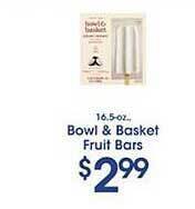 Price Rite Bowl & Basket Fruit Bars offer