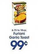 Price Rite Furlani Garlic Toast offer