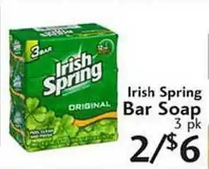 Sunset Foods Irish Spring Bar Soap offer