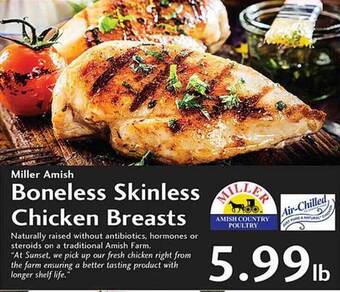 Sunset Foods Boneless Skinless Chicken Breasts offer