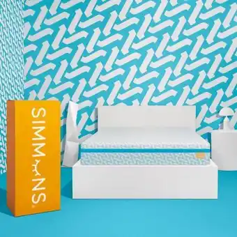 Aaron's 10" tight top medium gel memory foam mattress in a box w/ 9" foundation & protectors  offer
