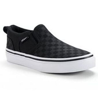 Kohl's Vans® asher kid's checkered shoes offer