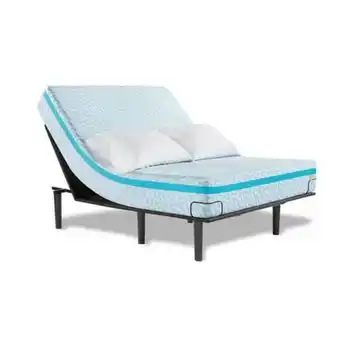 Aaron's 10" tight top medium gel memory foam mattress w/adjustable base  offer