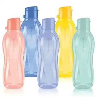 Tupperware Eco+ small eco water bottles (set of 5) offer