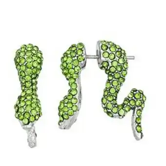 Kohl's Simply vera vera wang silver tone crystal snake floater earrings offer