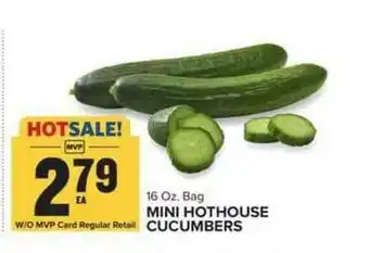 Food Lion Mini Hothouse Cucumbers offer
