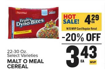 Food Lion Malt O Meal Cereal offer