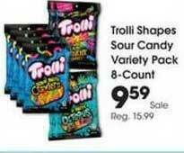 Kroger Trolli Shapes Sour Candy Variety Pack 8-count offer