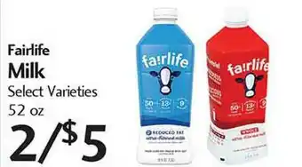 Sunset Foods Fairlife Milk offer