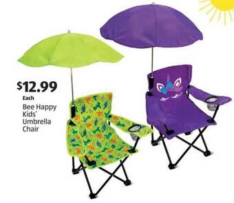Aldi Bee Happy Kids' Umbrella Chair offer
