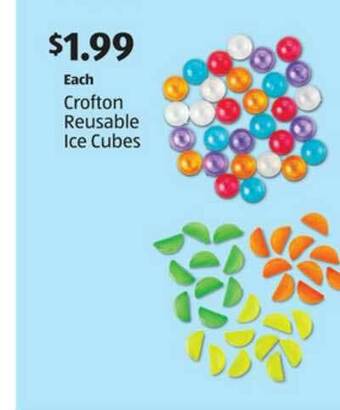 Aldi Crofton Reusable Ice Cubes offer