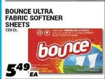 Cost Cutter Bounce Ultra Fabric Softener Sheets offer