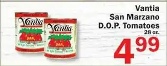 Vantia San Marzano D.O.P Tomatoes