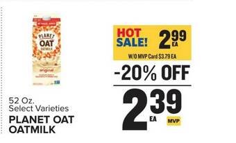 Food Lion Planet Oat Oatmilk offer