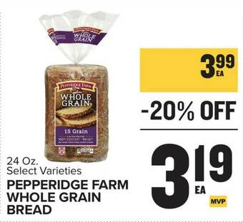 Food Lion Pepperidge Farm Whole Grain Bread offer