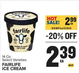 Food Lion Fairlife Ice Cream offer