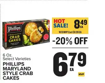 Food Lion Phillips Maryland Style Crab Cakes offer