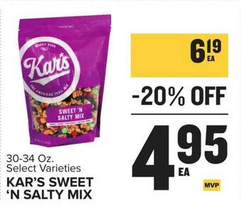 Food Lion Kar's Sweet 'n Salty Mix offer