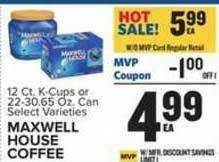 Food Lion Maxwell House Coffee offer