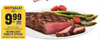 Food Lion Boneless Ribeye Steak offer