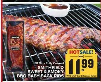 Food Lion Smithfield Sweet & Smoky Bbq Baby Back Ribs offer