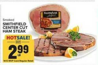 Food Lion Smithfield Center Cut Ham Steak offer