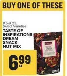 Food Lion Taste Of Inspirations Dream Snack Nut Mix offer