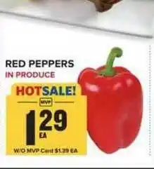 Food Lion Red Peppers offer