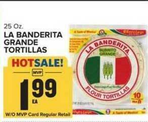 Food Lion La Banderita Grande Tortillas offer