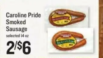 Lowes Foods Caroline Pride Smoked Sausage offer