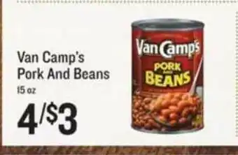 Lowes Foods Van Capm's Pork And Beans offer